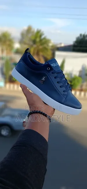 Us Polo Master Quality Full Leather Smooth Flat Shoes for Men