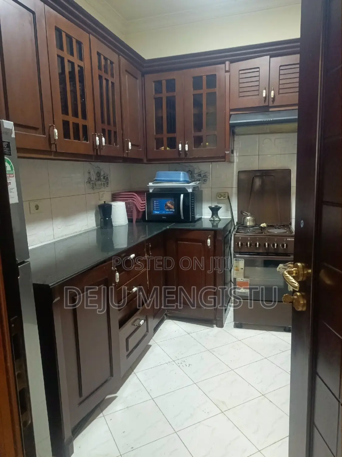 Furnished 3bdrm Apartment in ሰሚት ፍየል ቤት, Bole for rent