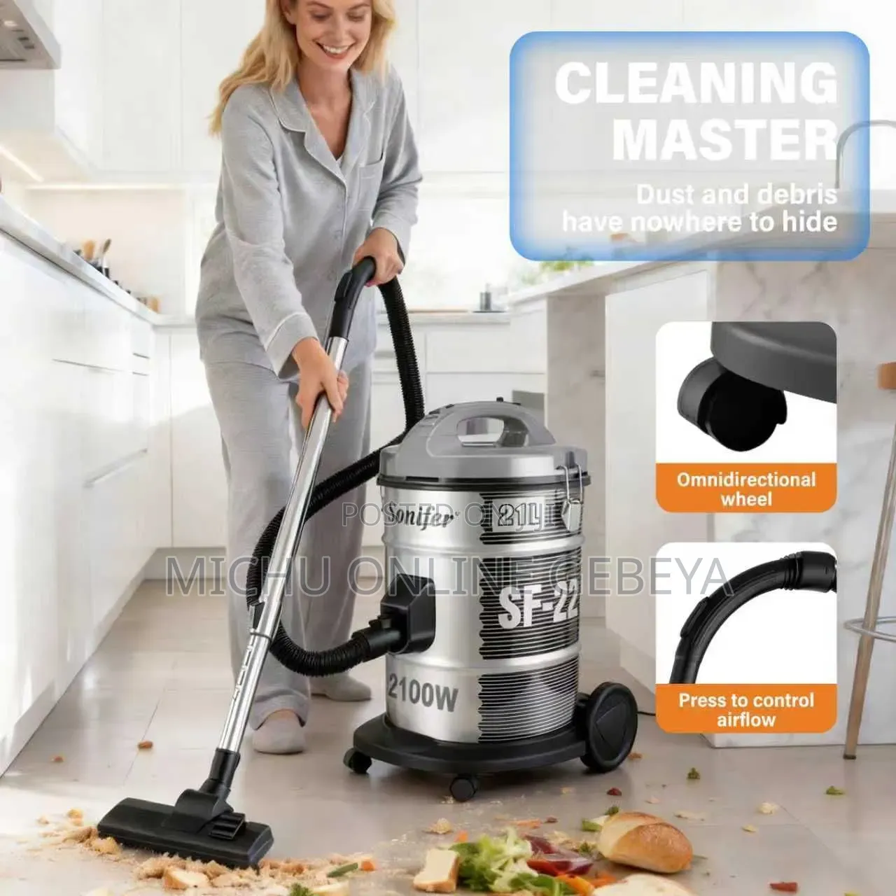 21 Litter Sonifer Vacuum Cleaner/Free Delivery