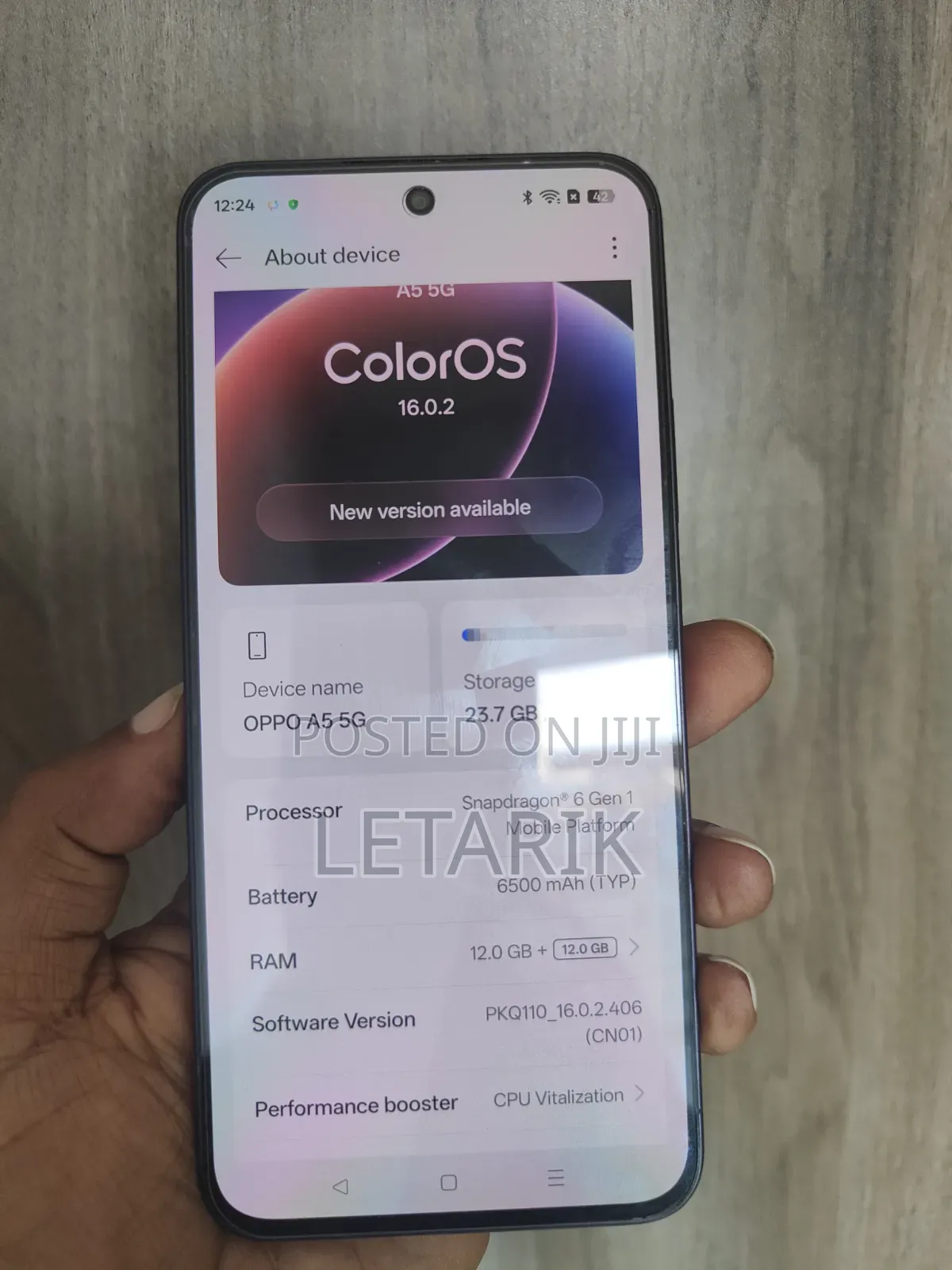Oppo A5 5G 256 GB Purple
