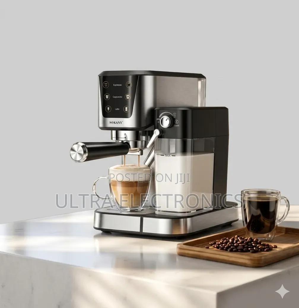Sokany Coffee Maker | Espresso, Cappuccino Latte