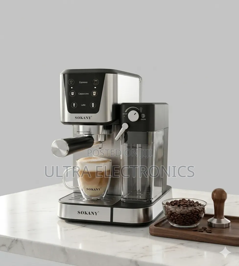 Sokany Coffee Maker | Espresso, Cappuccino Latte