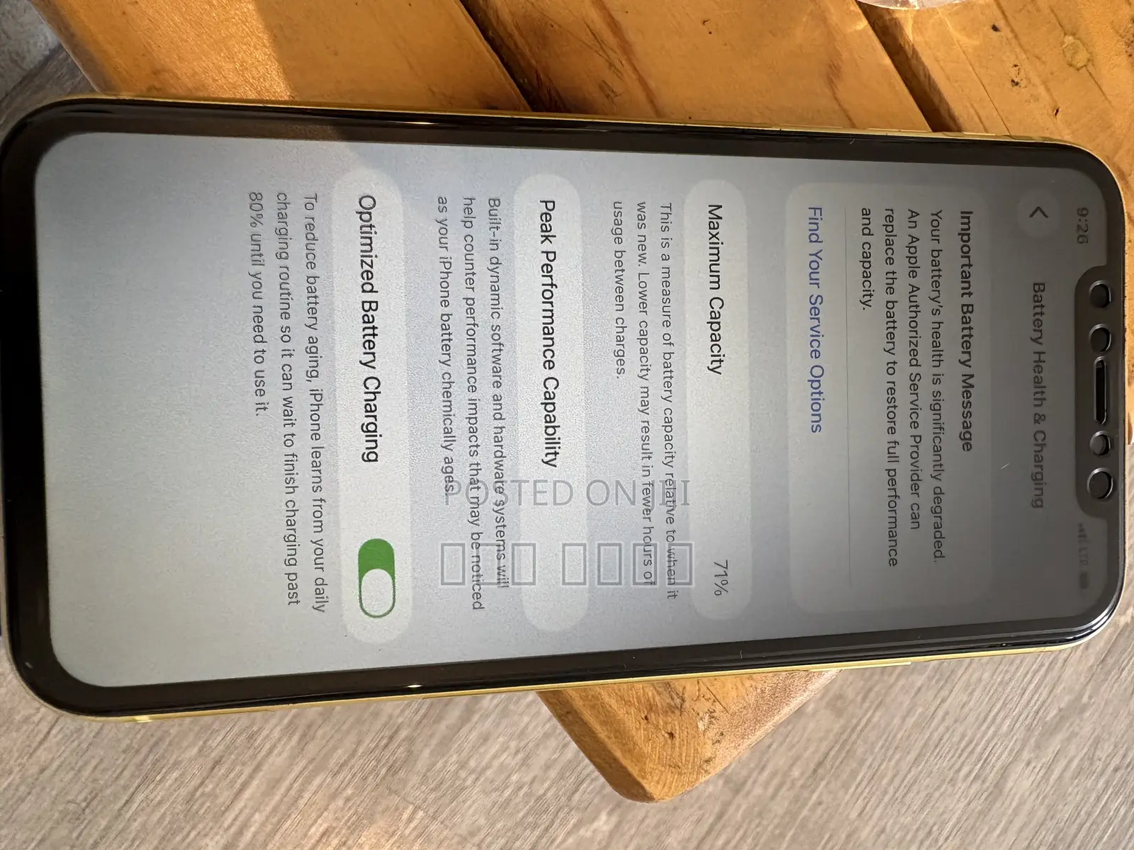 Apple iPhone 11 64 GB Yellow