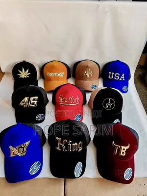 Velvet Graphic Trucker Caps: