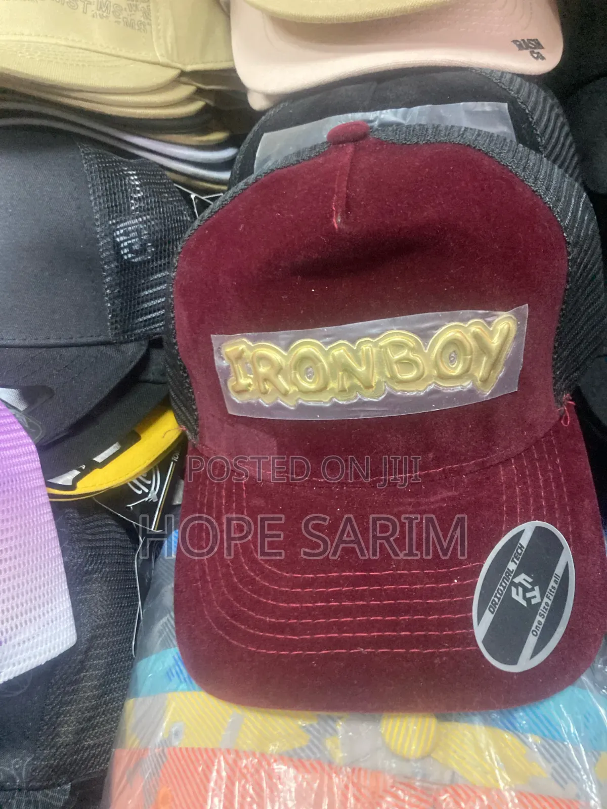 Velvet Graphic Trucker Caps: