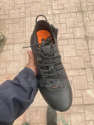 Men's Premium Black Leather Sneakers