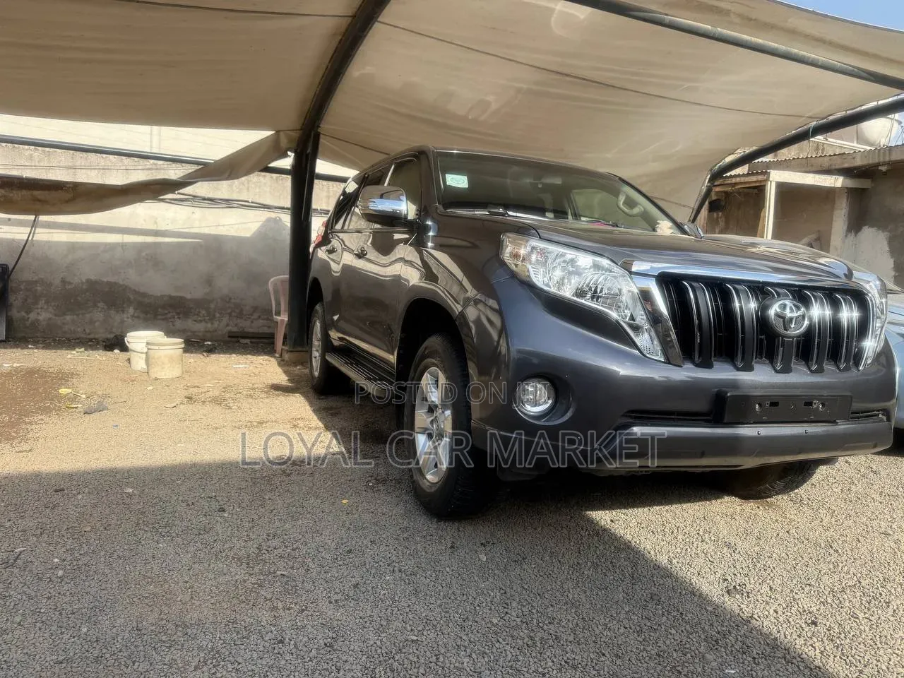 Toyota Land Cruiser Prado 2015 Gray
