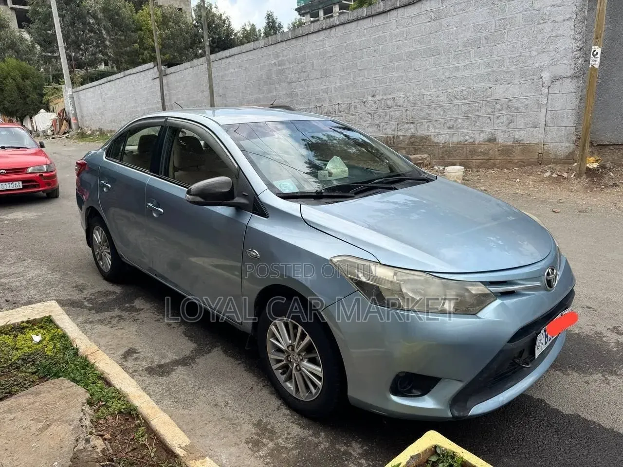 Toyota Yaris 2014 Blue