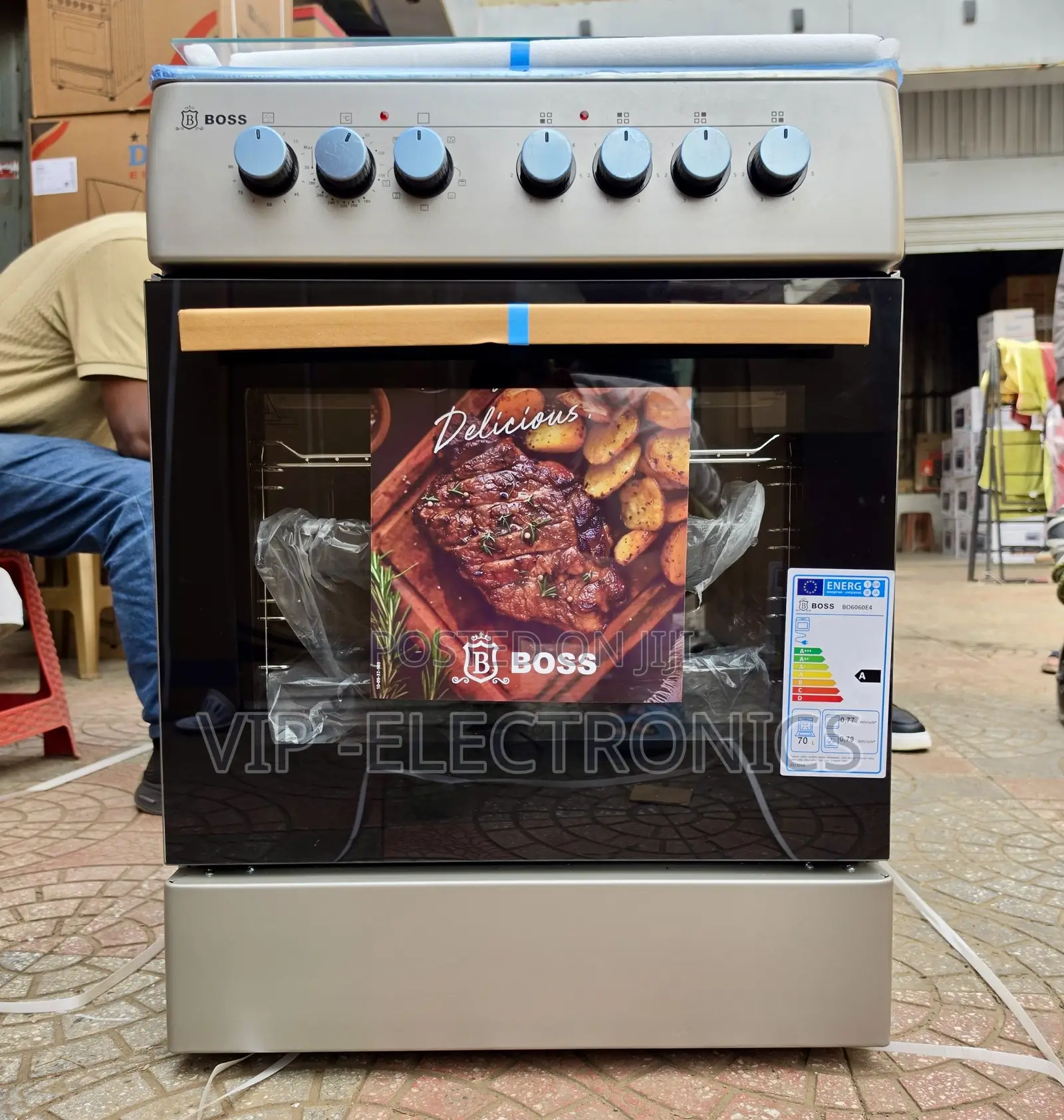 Boss Oven 4electric Stainless Steel Freestanding Oven