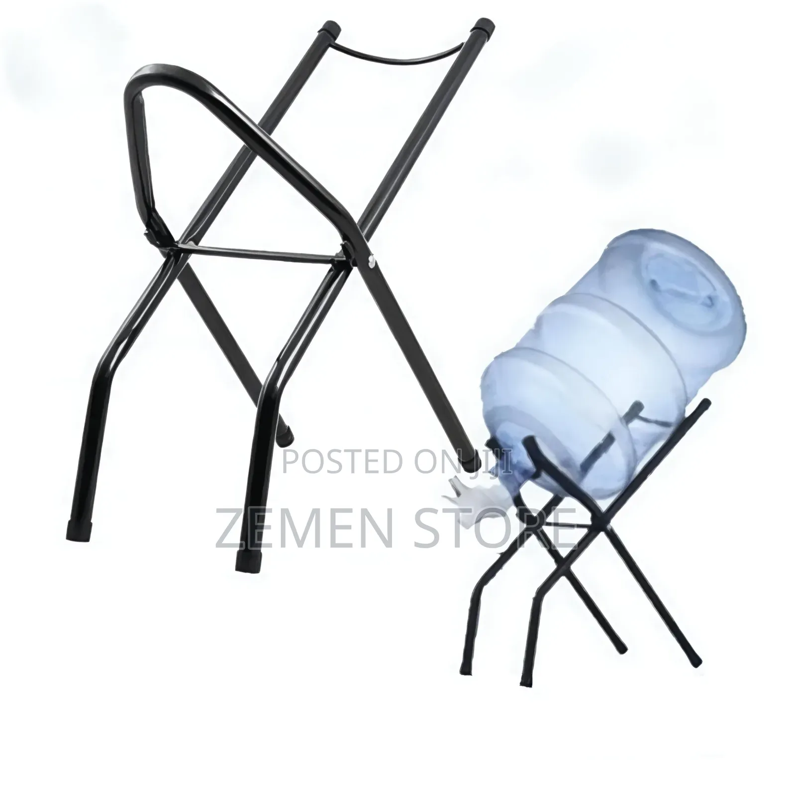 Foldable Water Bottle Stand - Heavy Duty Metal 5-Gallon Dispenser Rack