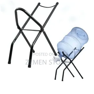 Foldable Water Bottle Stand - Heavy Duty Metal 5-Gallon Dispenser Rack