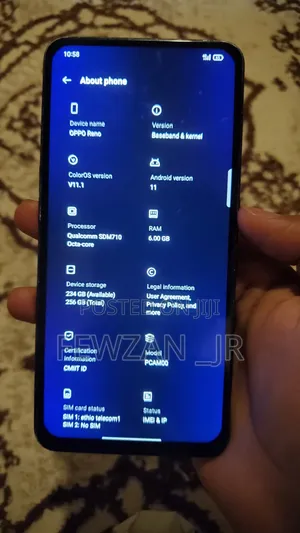 Oppo Reno 256 GB Blue