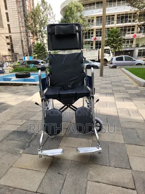 Heavy Duty Chrome Reclining Wheelchair With Commode
Reclining ዊልቸር