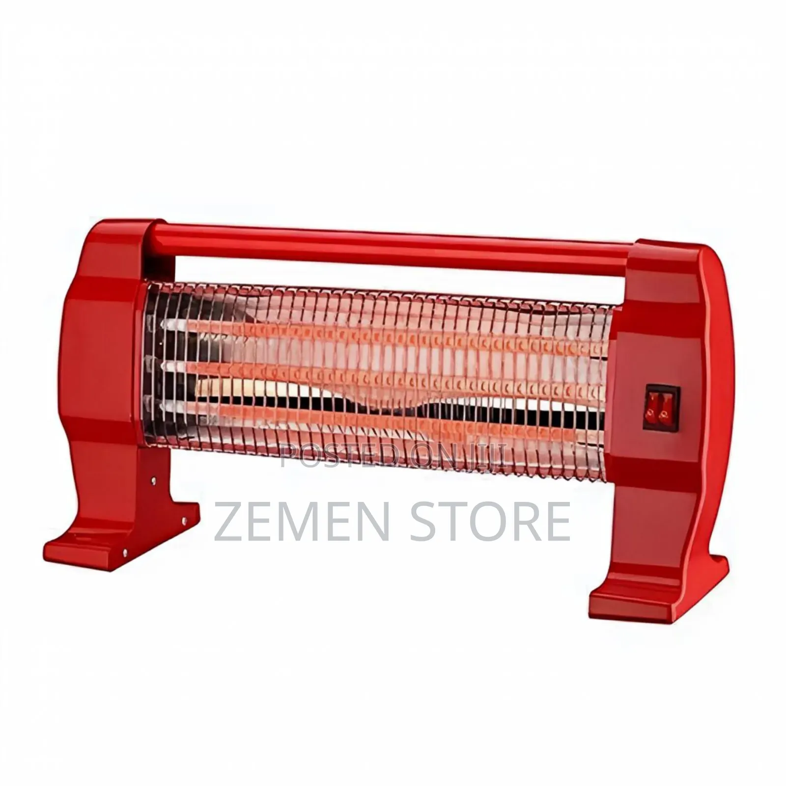 ባለ ሶስት አምፖል Quartz Room Heater - 1200w Powerful Radiant Heating