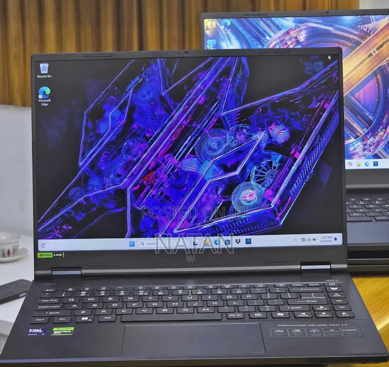 New Laptop Acer Predator Helios Neo 14 16GB Intel Core Ultra 7 SSD 1T
