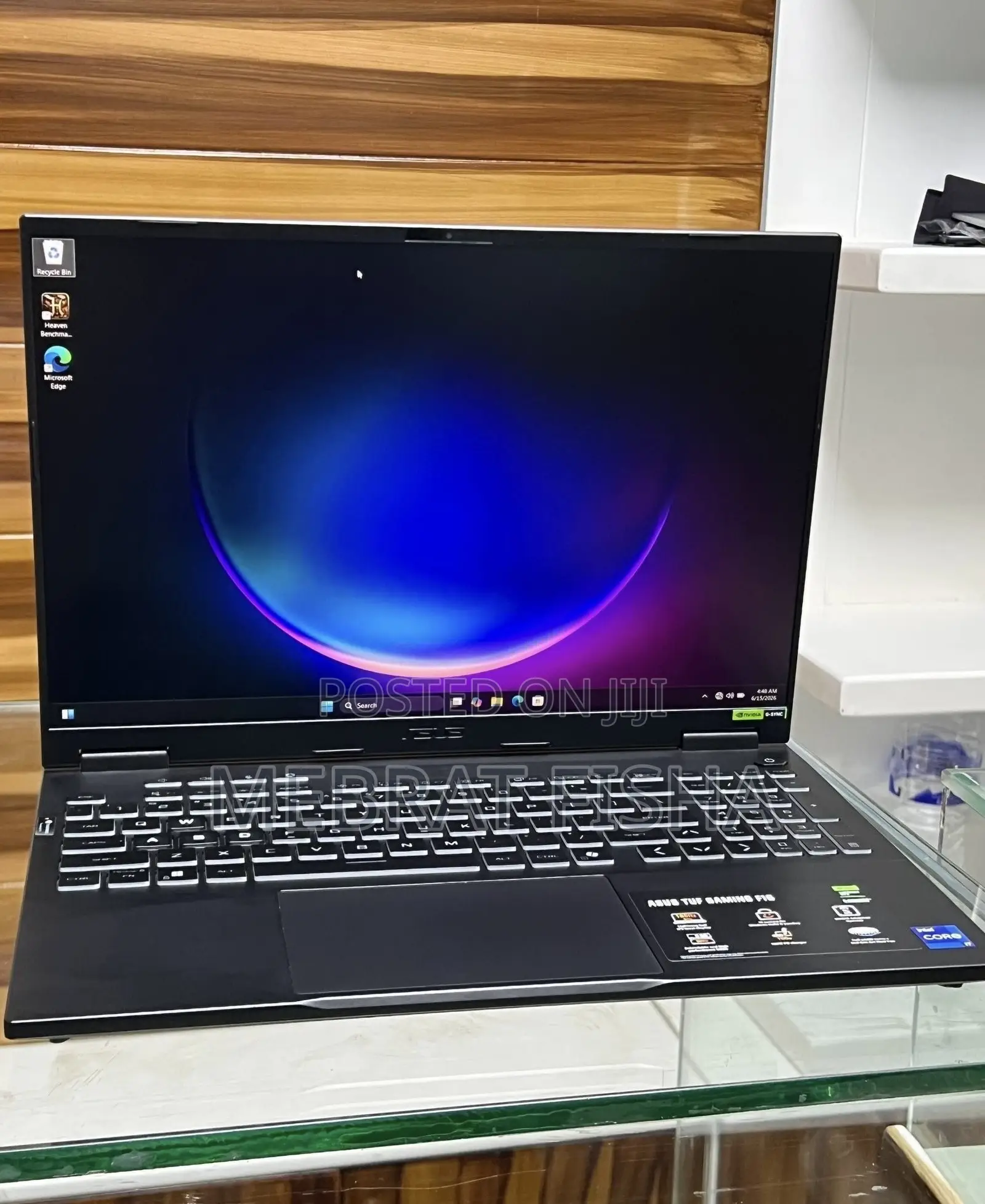 New Laptop Asus TUF Gaming F16 16GB Intel Core i7 SSD 1T