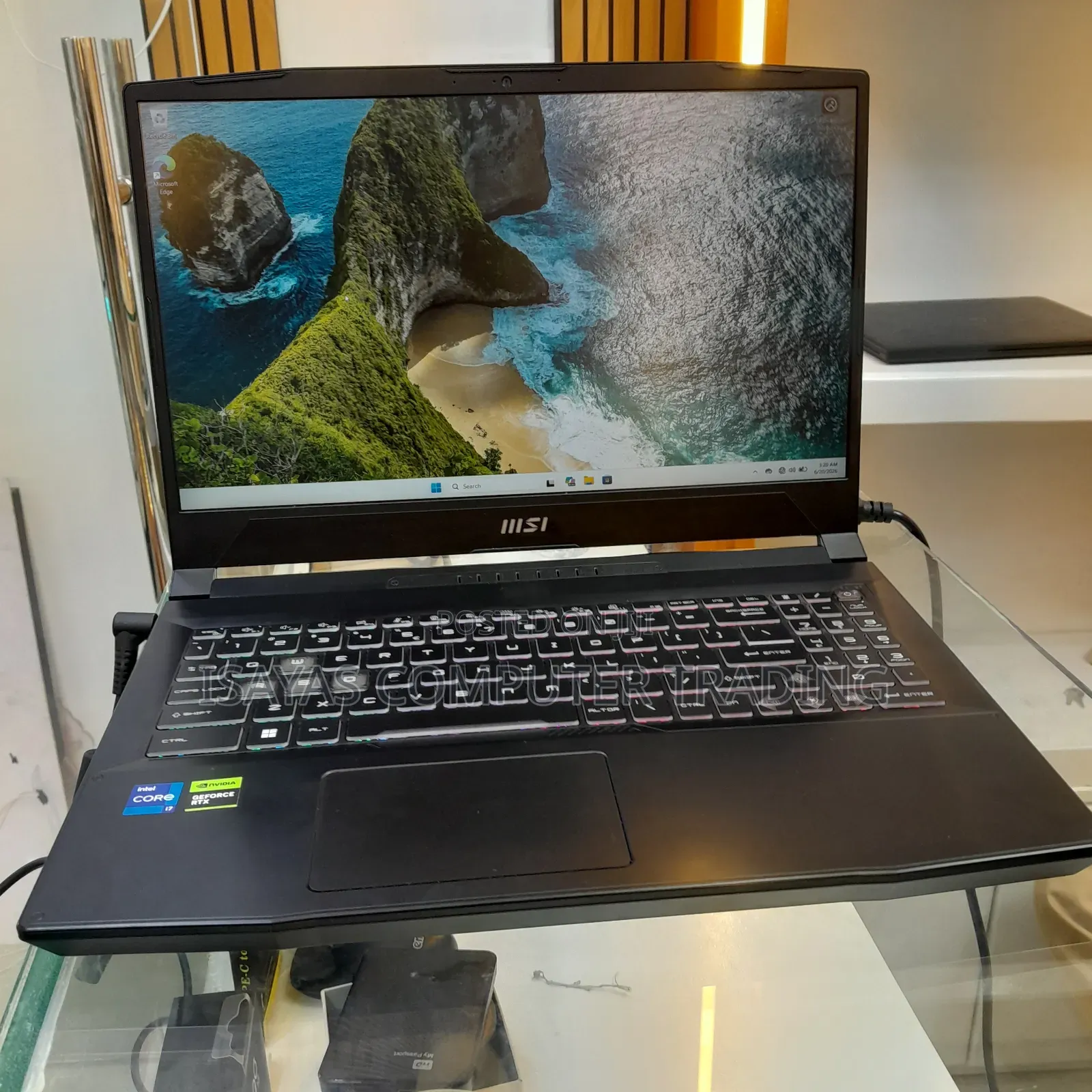 New Laptop MSI GF63 16GB Intel Core i7 SSD 1T