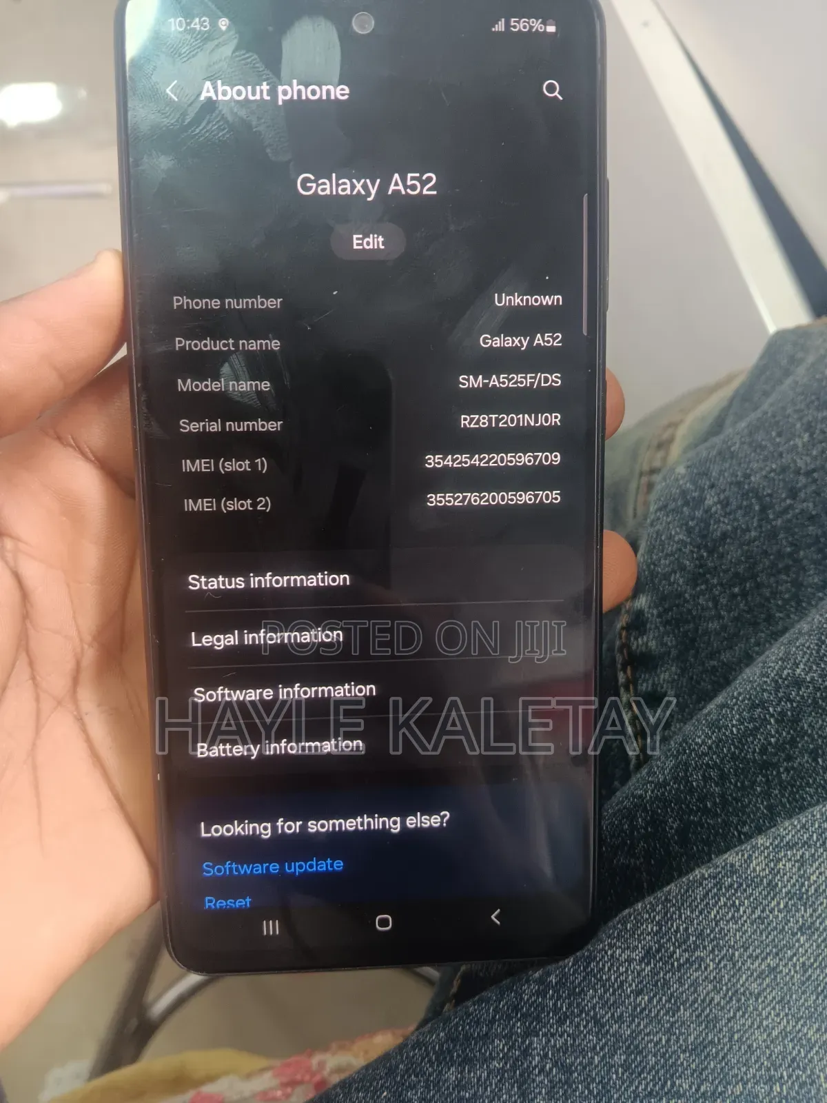 Samsung Galaxy A52 128 GB Black