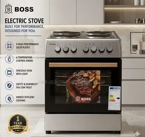 Boss 60x60cm Stainless Steel Freestanding Oven Cooker