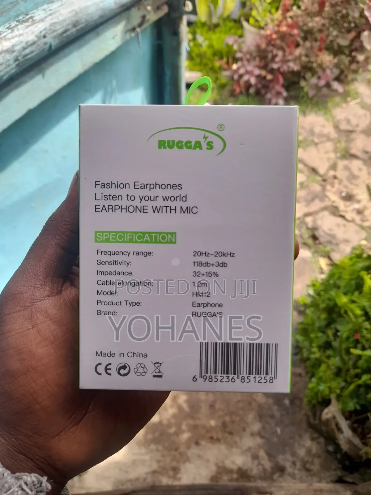 Original Wired Rugga's Earphone