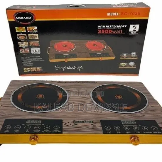 Silver Crest Sc-7038 Is a 3500-Watt Electric Ceramic Stove