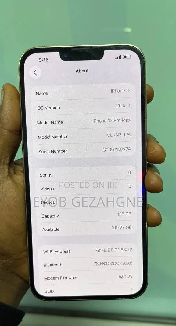 New Apple iPhone 13 Pro Max 128 GB White