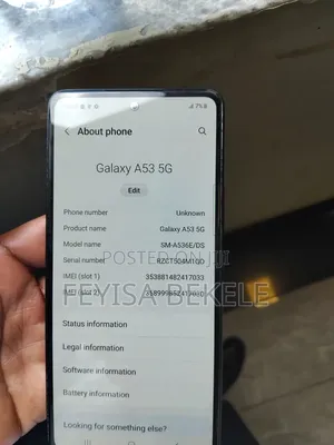 Samsung Galaxy A53 5G 128 GB Black