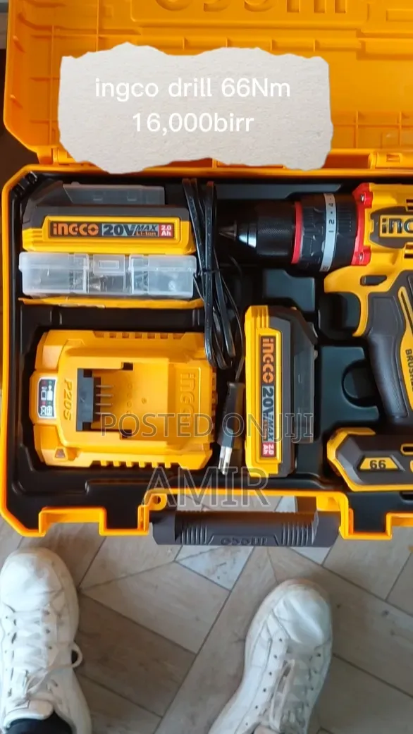 Ingco Charger Drill 20v 66nm