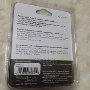 Travelon Set Of 2 Padlock Set Tsa Accepted 2 Locks 4 Keys