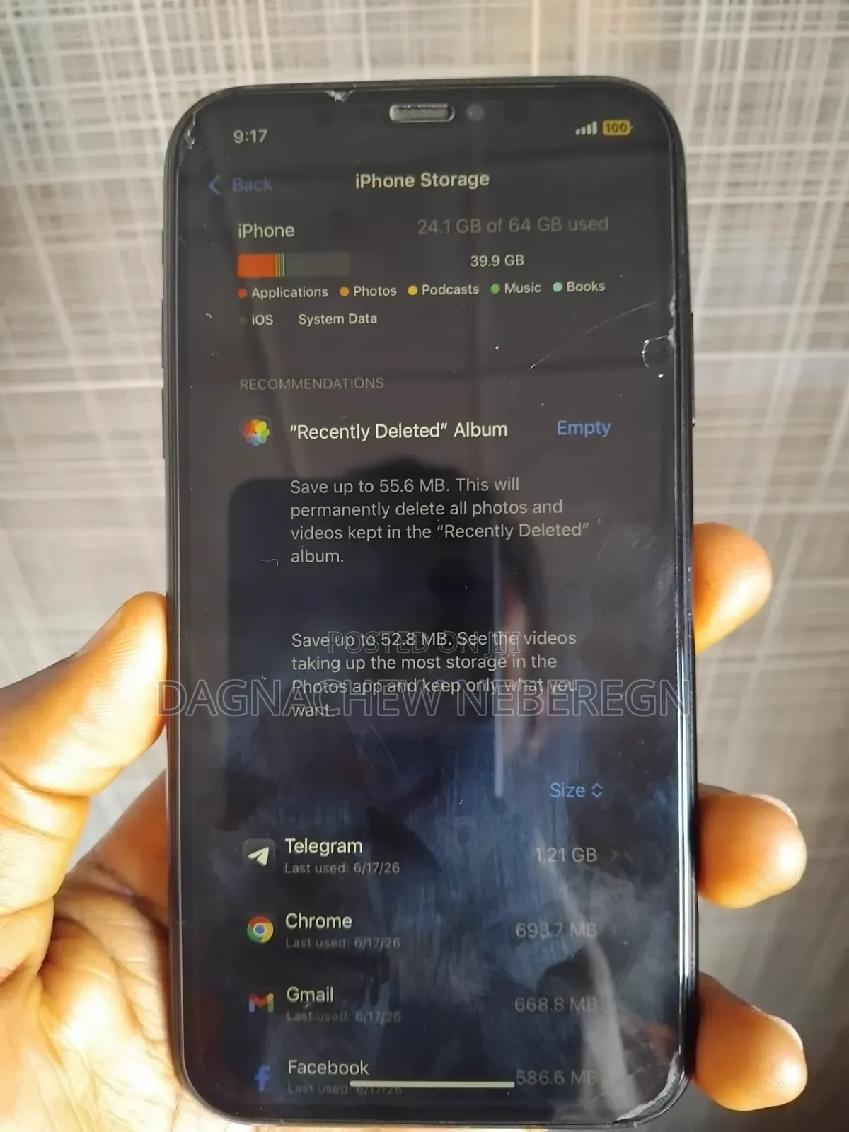 Apple iPhone XR 64 GB Black