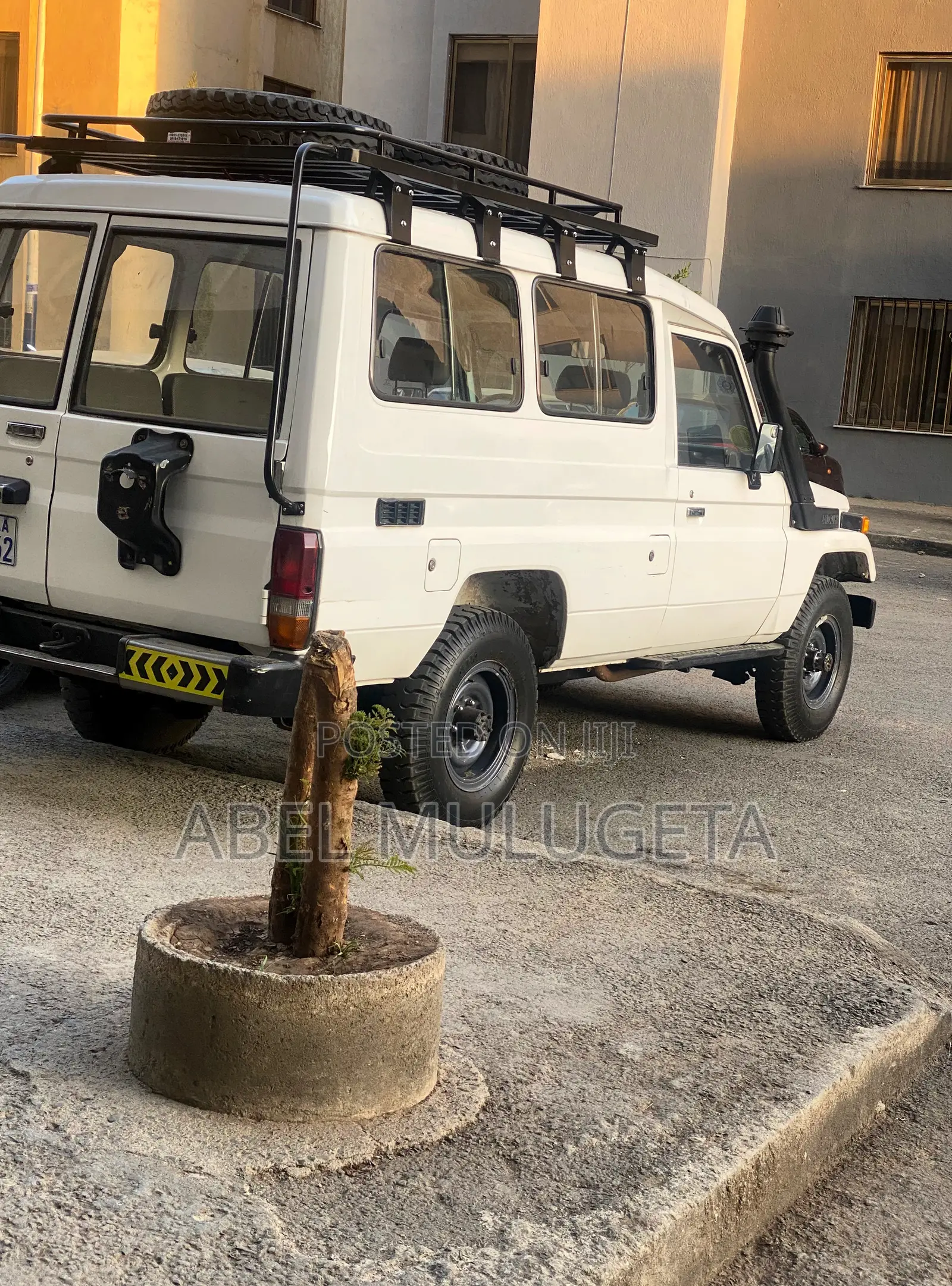 Toyota Land Cruiser 70 1995 White