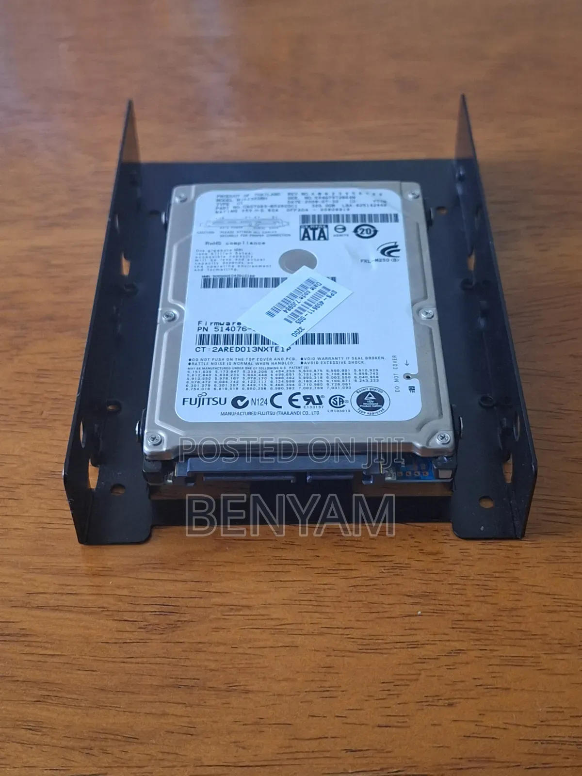 Ssd/Hdd 2.5 To 3.5 Mounting Bracket Hard Drive Adapter