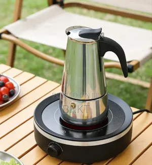 Premium Stainless Steel Moka Pot Electric Stove