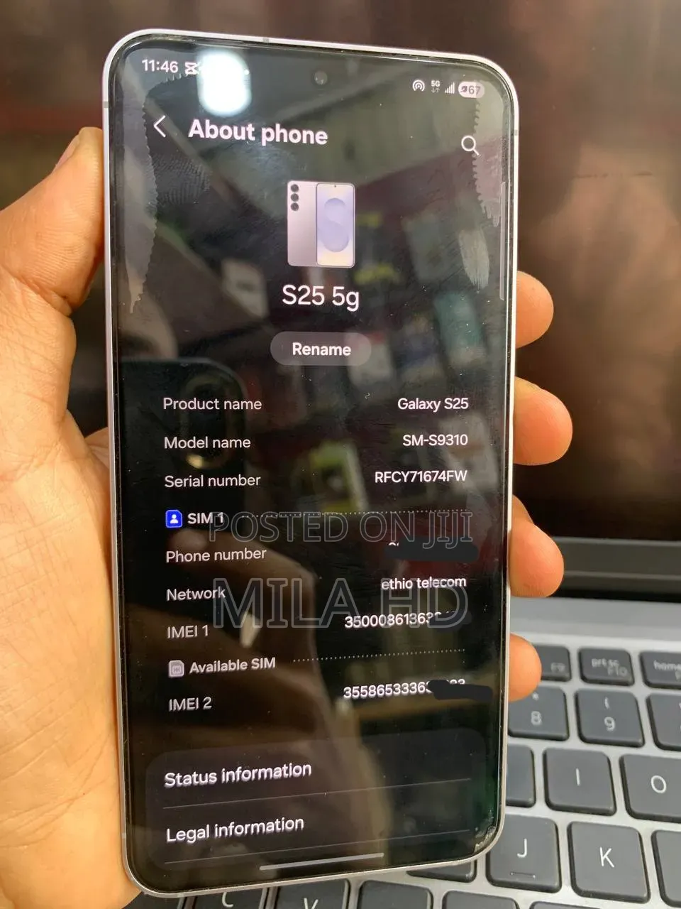 Samsung Galaxy S25 256 GB Silver
