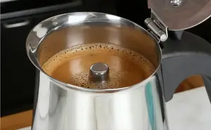 ‎# Premium Stainless Steel Moka Pot Electric Stove (የቡና ማፍያ)