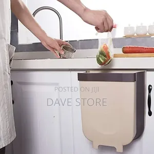 2 In1foldable And Door Hanging Trash Can