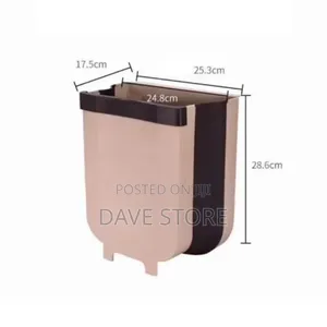 2 In1foldable And Door Hanging Trash Can