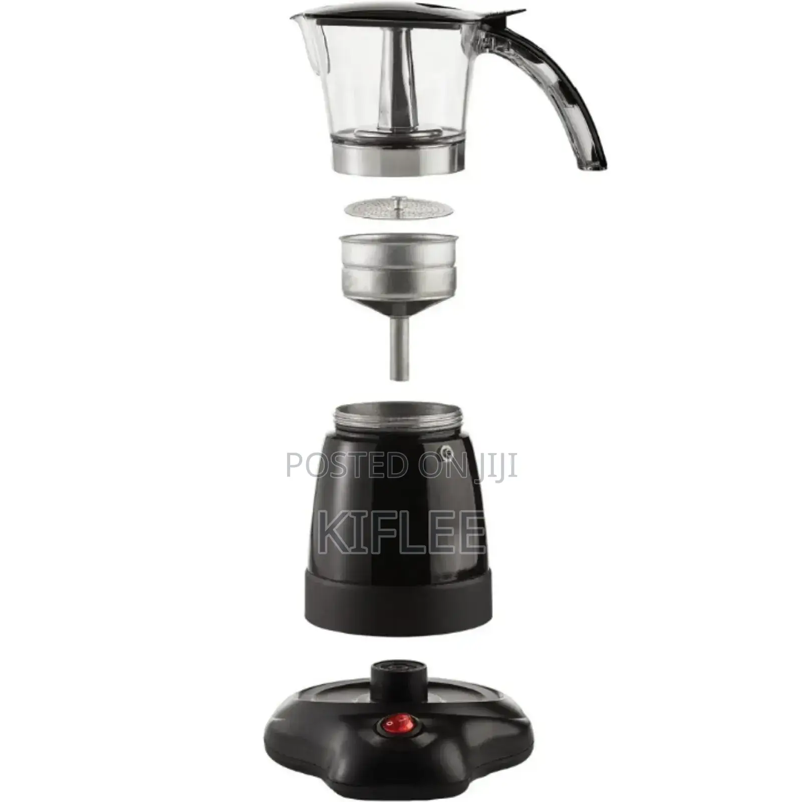 Original Electric Moka Pot Coffee Maker (ዘመናዊ የኤሌክትሪክ ቡና ማፍያ)
‎
