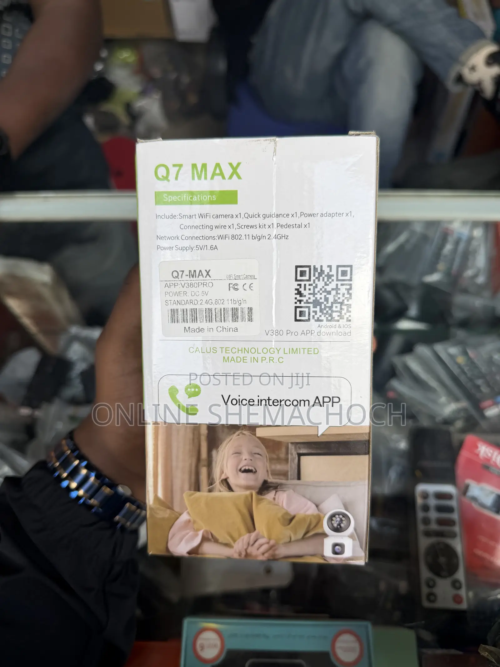 Calus Smart Live Q7 Max V380 Dual Camera Smart Wifi Camera