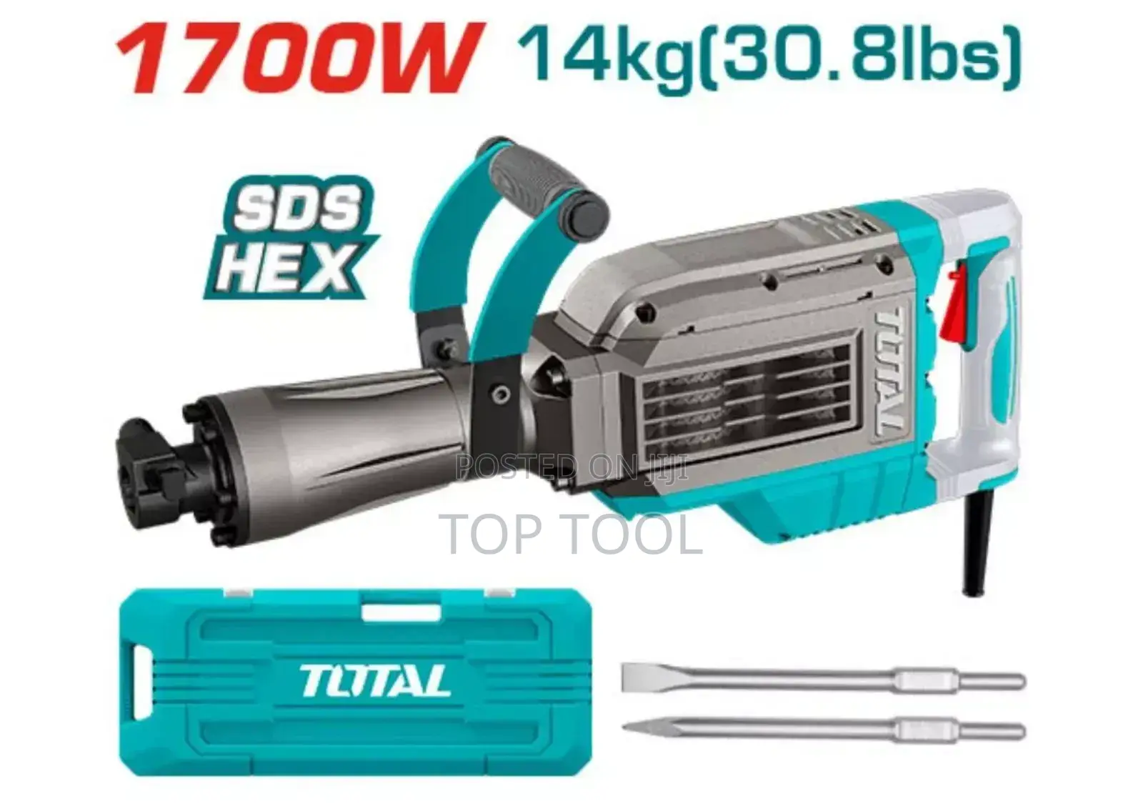 ፡Total Th215456 1700w መፍረሻ መዶሻ (Demolition Breaker)