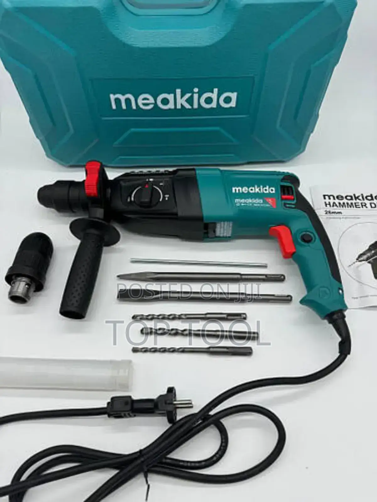 ፡Meakida 26mm Rotary Hammer በሰማያዊ (Teal)