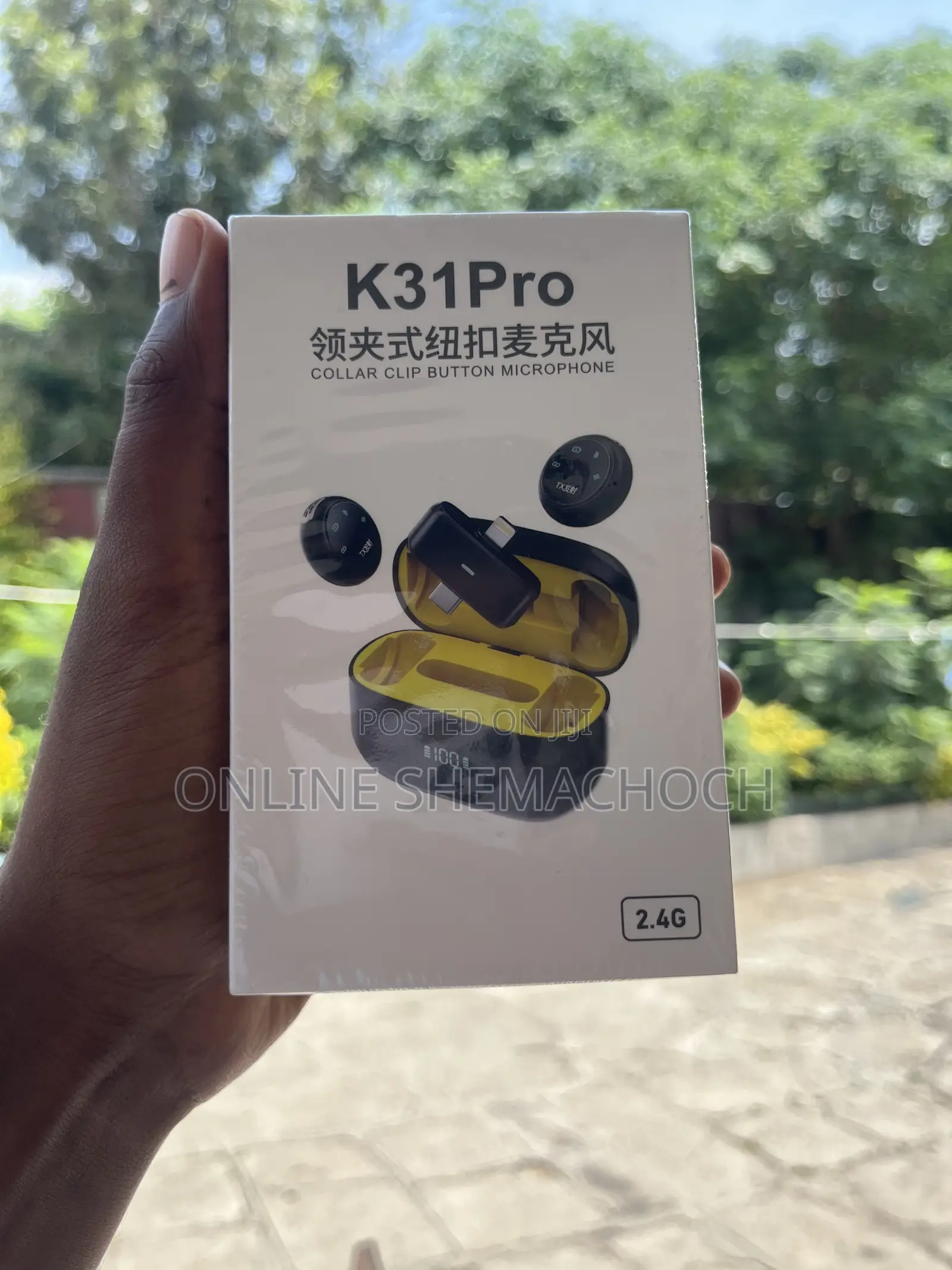  Colar Clip Button Magnetic Microphone