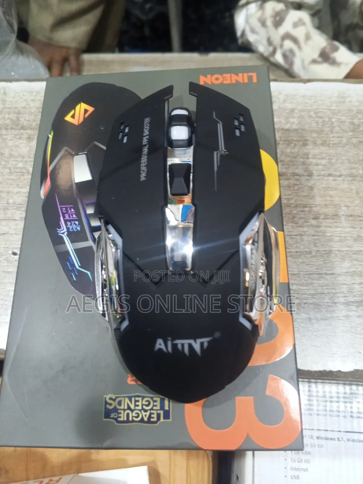 Dual-Mode Rechargeable Gaming Mouse