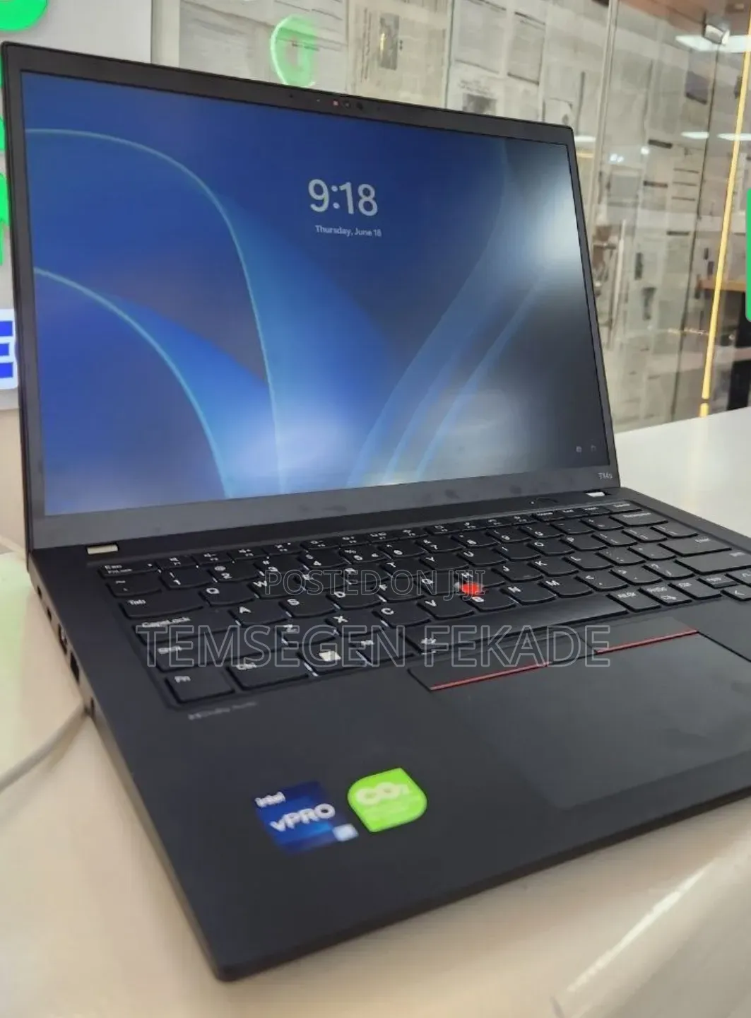 New Laptop Lenovo ThinkPad T14s G4 16GB Intel Core i7 SSD 1T