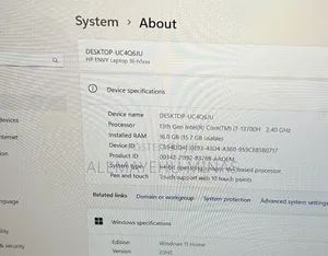 New Laptop HP Envy 16 Gaming 16-h1023dx 16GB Intel Core i7 SSD 512GB