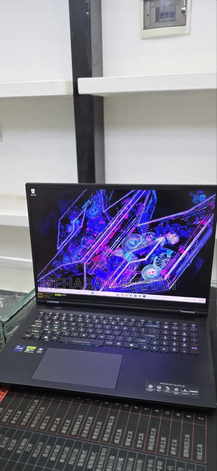 New Laptop Acer Predator Helios 18 PH18-71 32GB Intel Core i9 SSD 1T