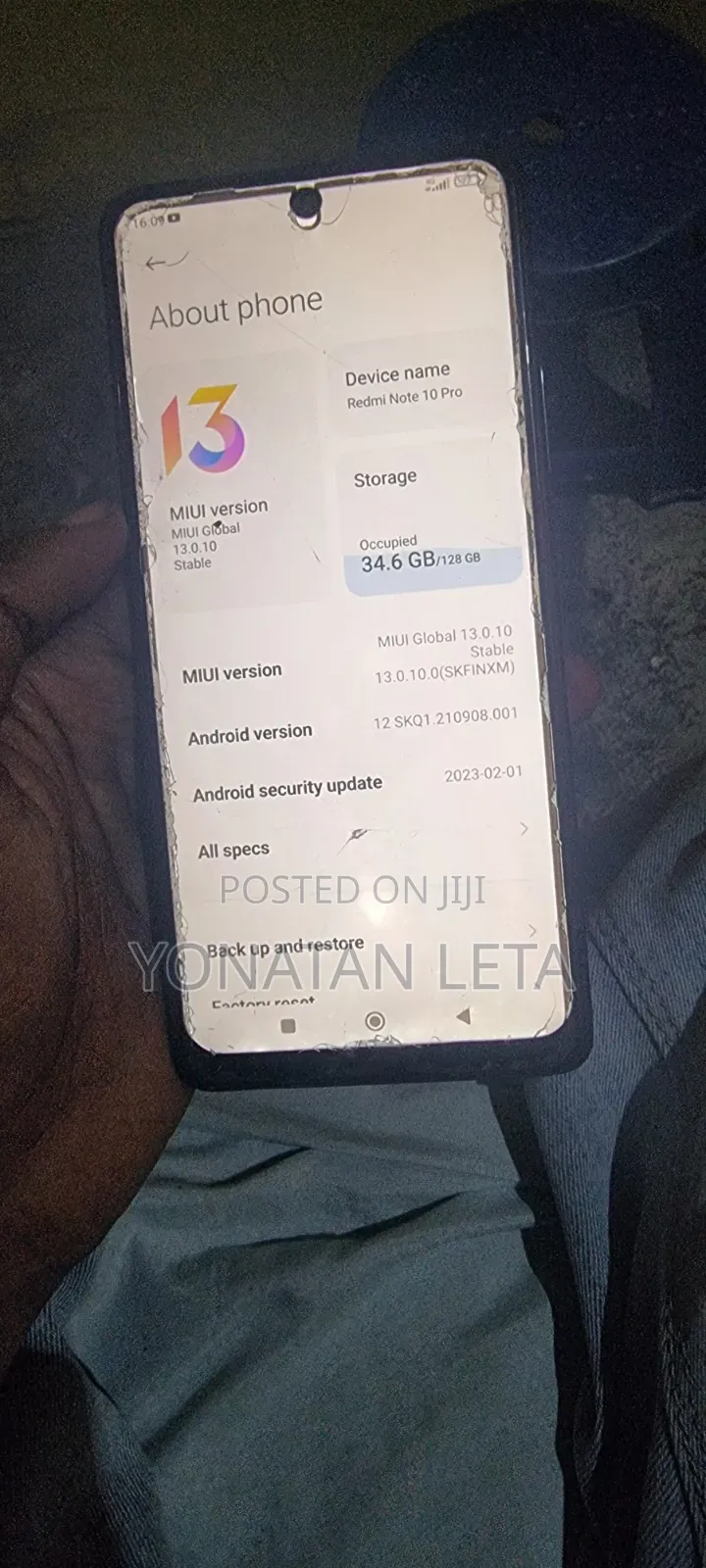 Xiaomi Redmi Note 10 Pro 128 GB Black