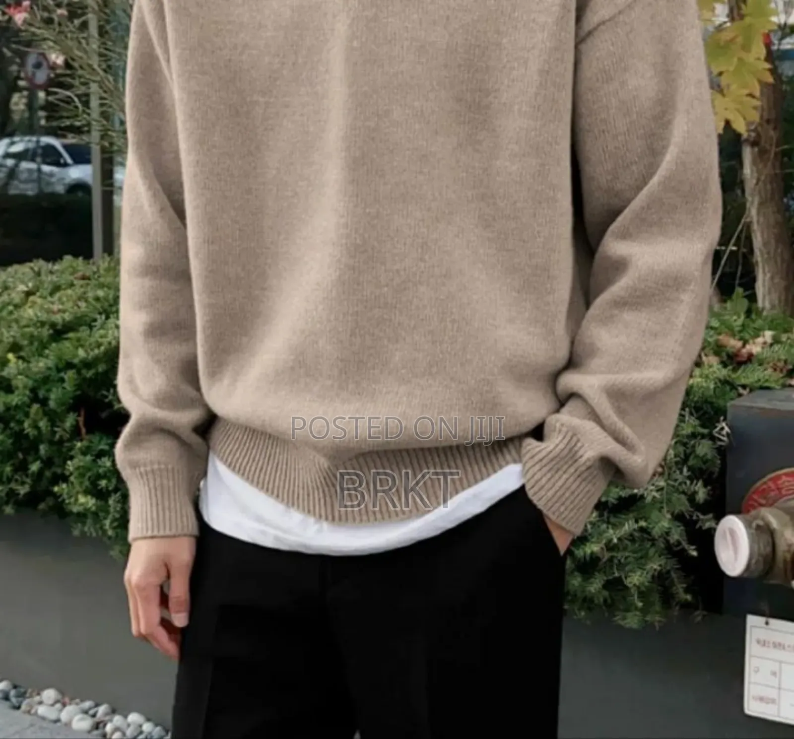 # Premium Men's Knitted Polo Sweater (ዘመናዊ የወንዶች ስዊተር)