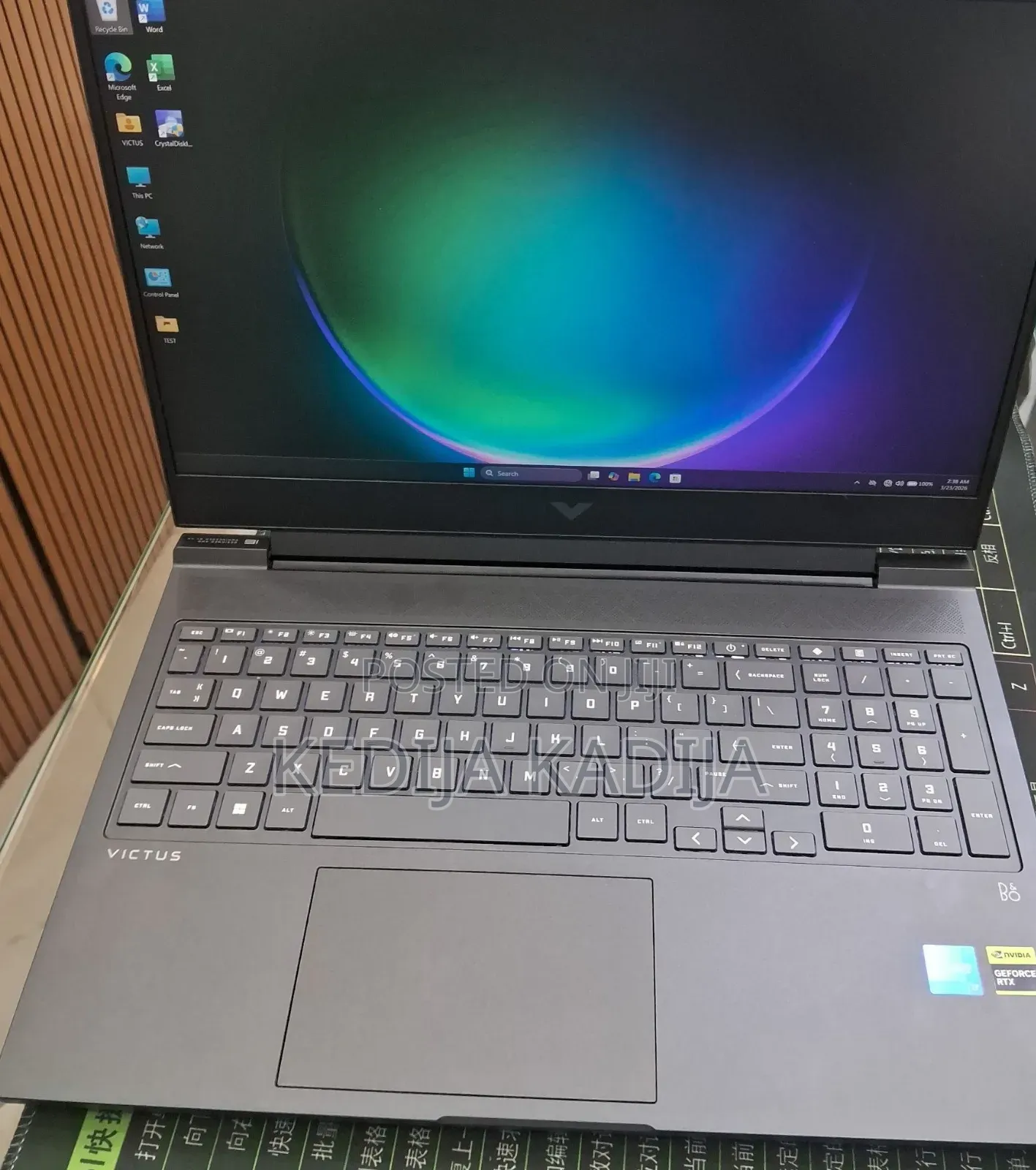 New Laptop HP Victus 16 16GB Intel Core i7 SSD 1T