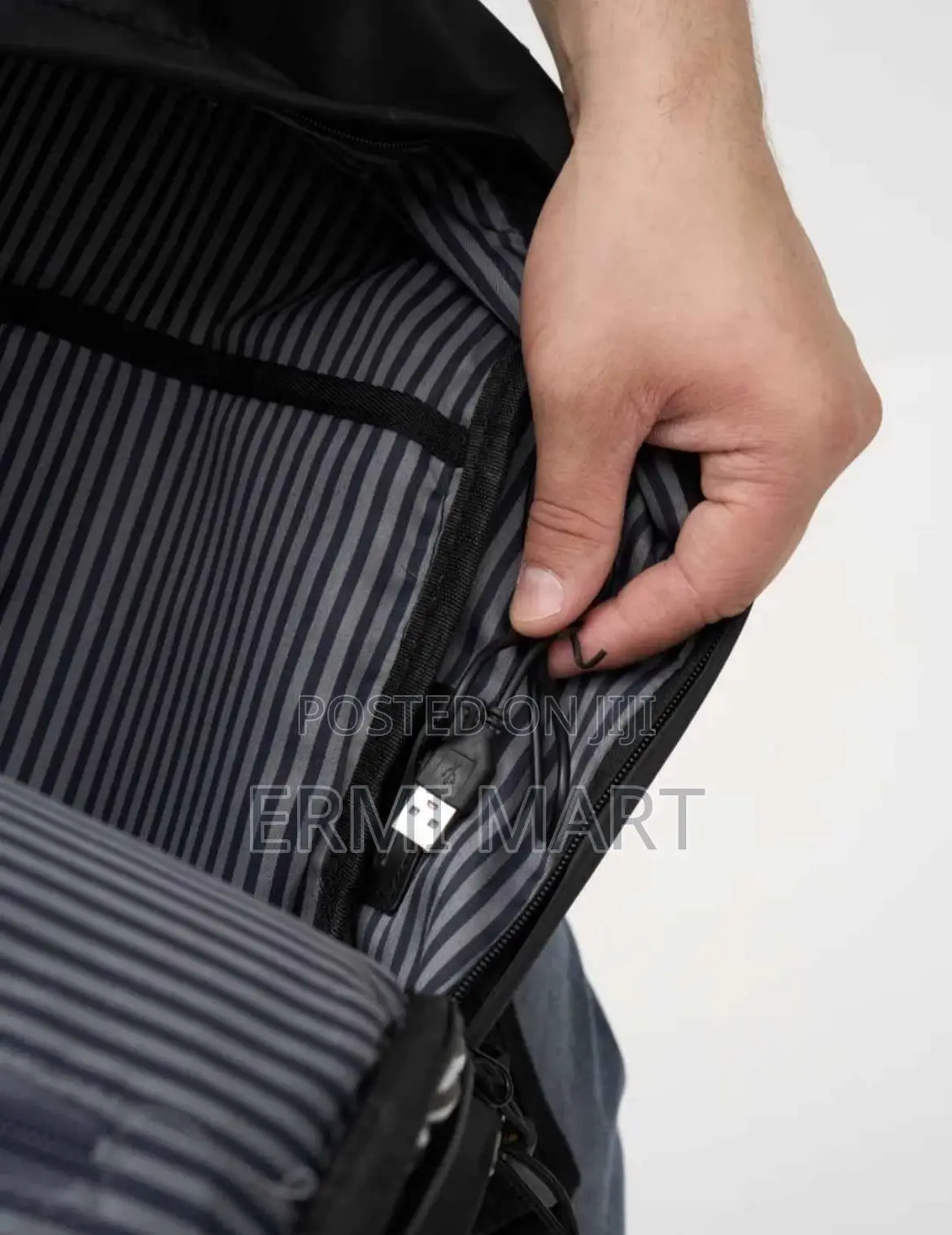 Black Waterproof Laptop Bag